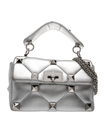 Valentino Roman Stud Top Handle Bag