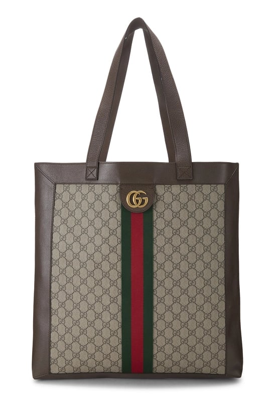 Original GG Supreme Canvas Ophidia Tote Large