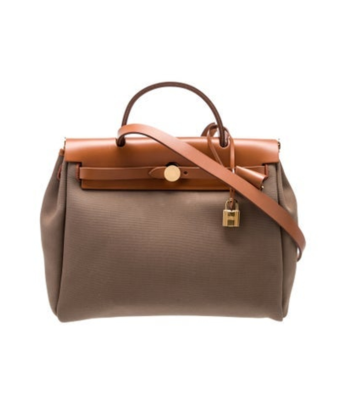 Hermes Toile Vache Hunter Verso Herbag Zip Retourne 31
