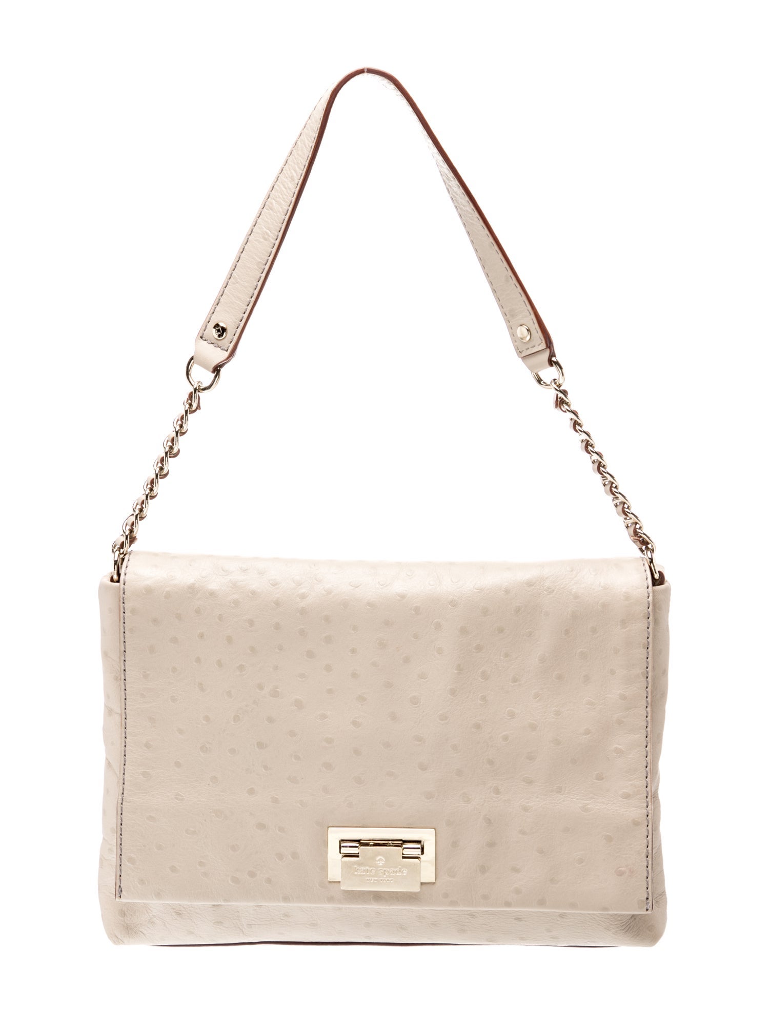 Embossed Leather Shoulder Bag
