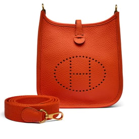 Hermes Feu Clemence Mini Evelyne II TPM 16 Gold Hardware, 2023