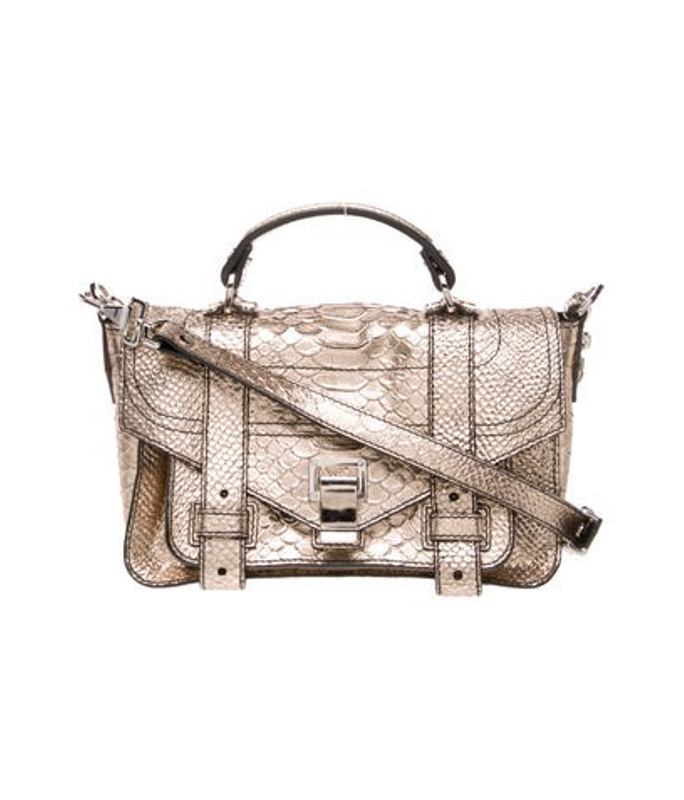 Proenza Schouler Schouler Snakeskin Crossbody Bag
