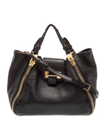 Tom Ford Leather Top Handle Bag