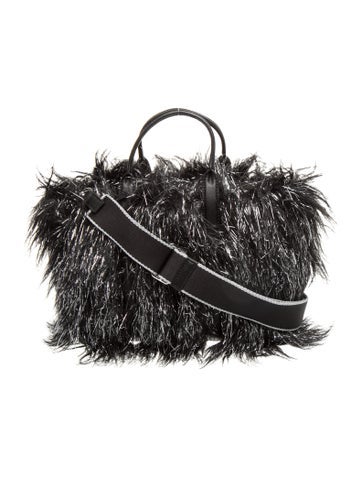 Faux Fur Top Handle Bag w/ Tags