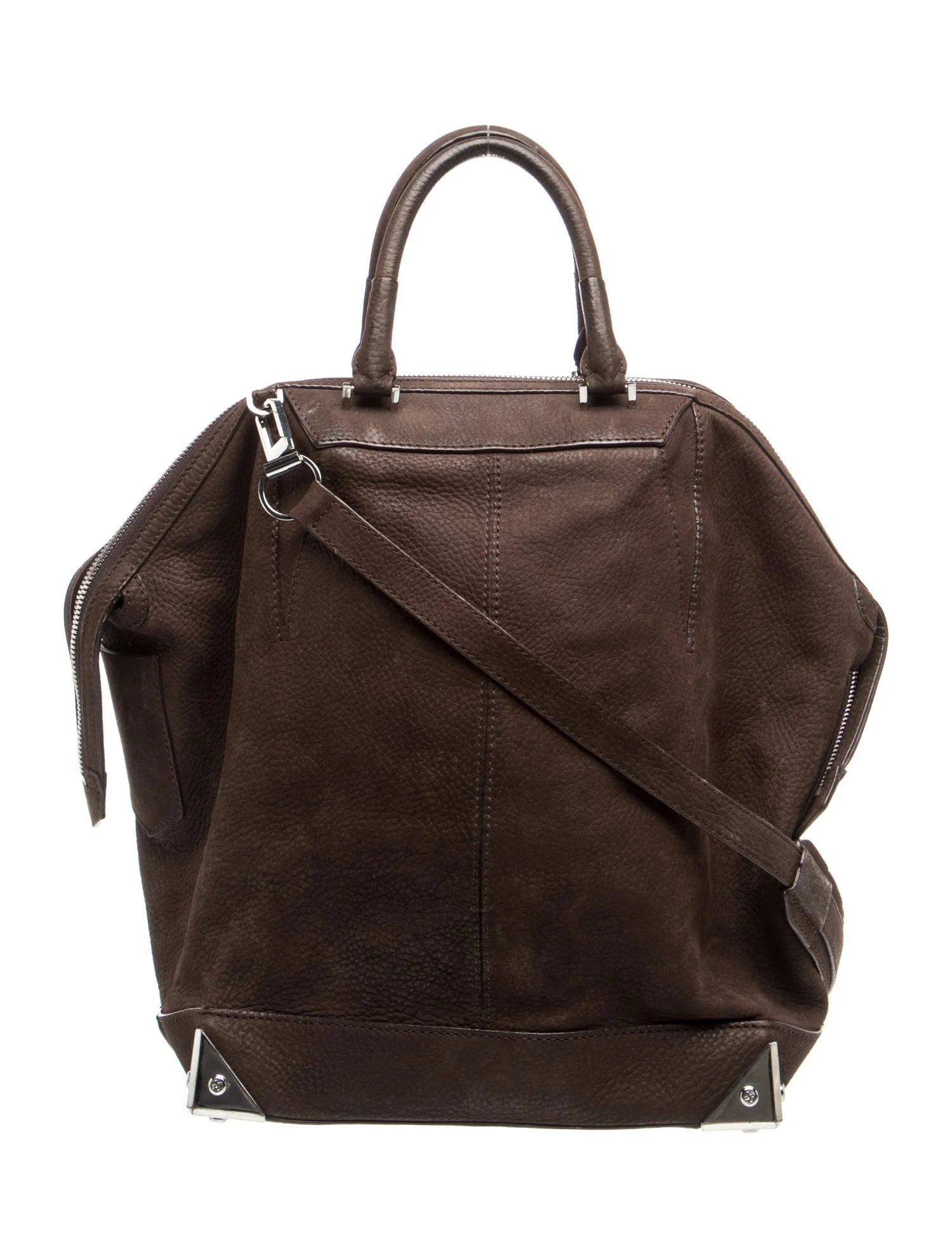 Leather Top Handle Bag