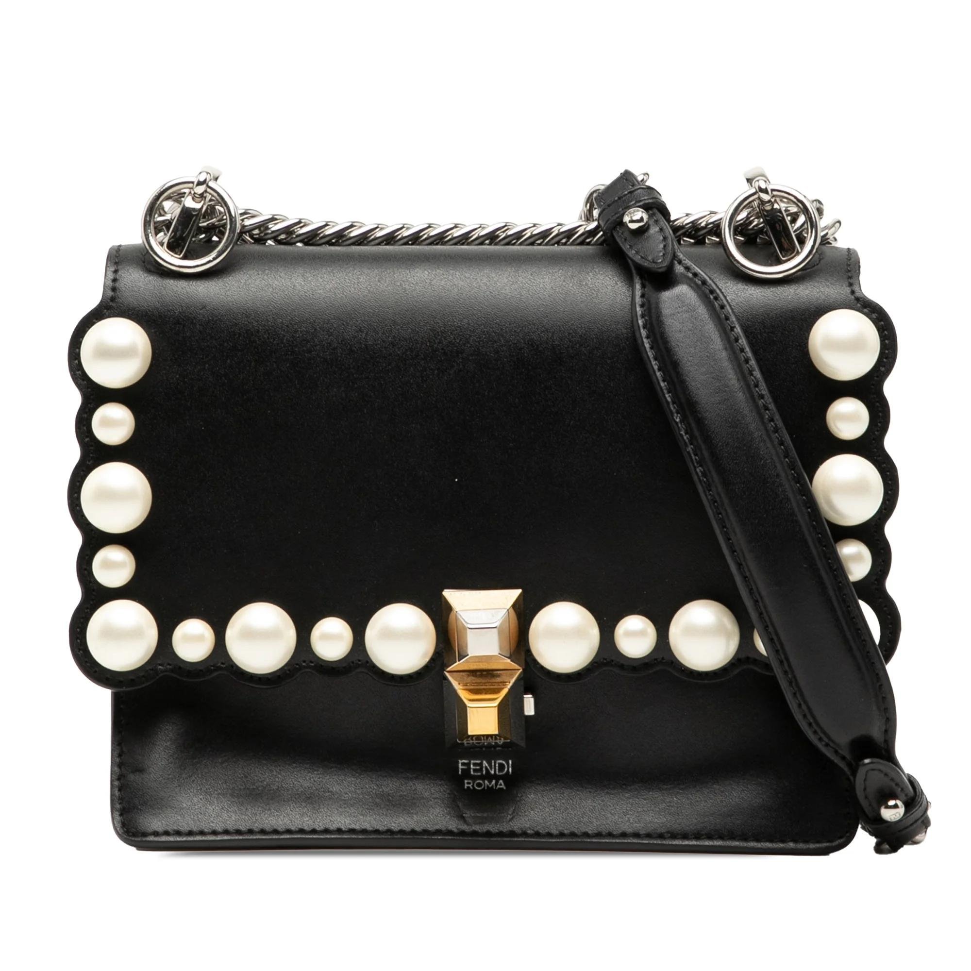 Kan I leather crossbody bag
