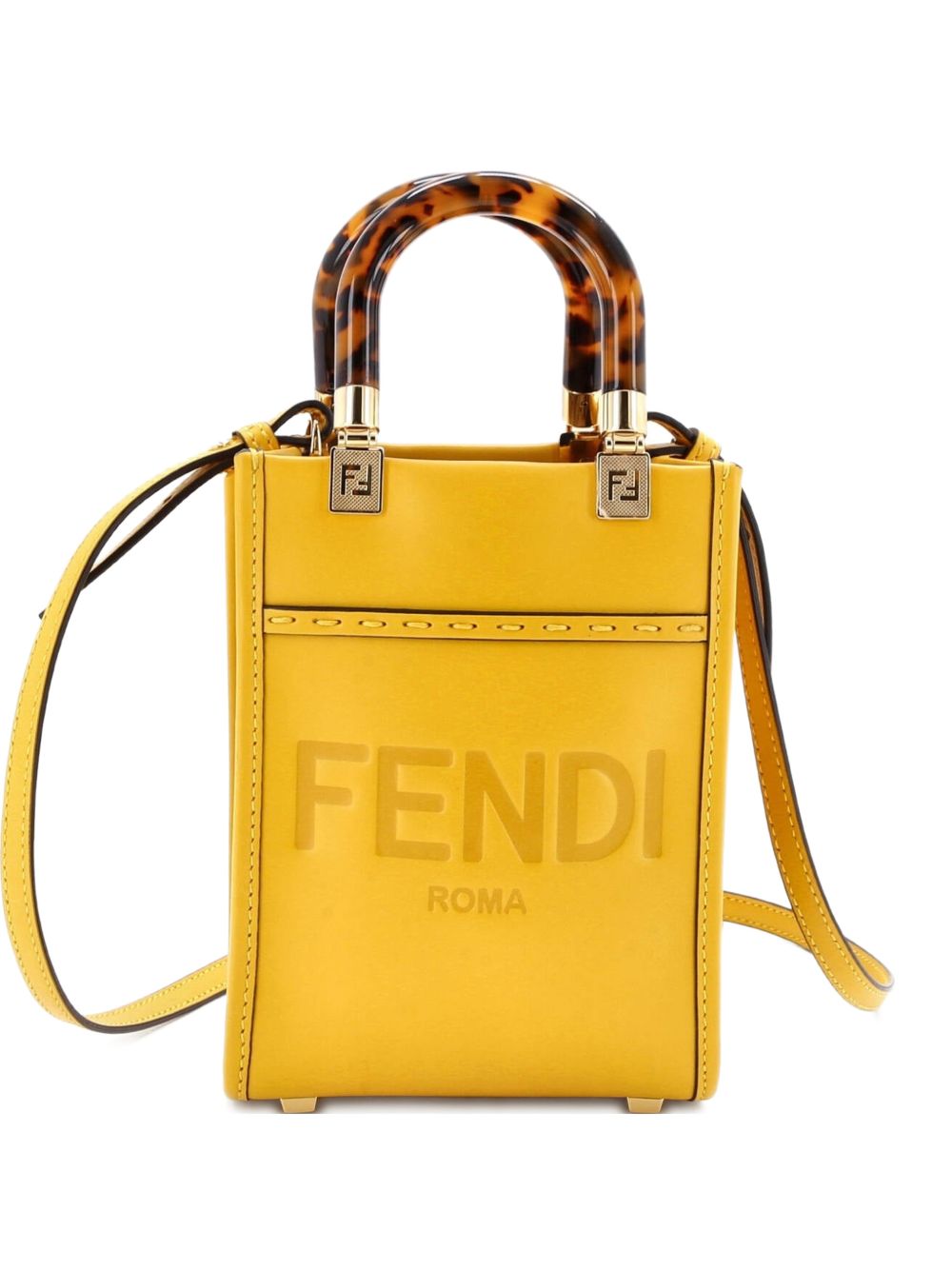 Sunshine Shopper Tote Leather Mini crossbody bag