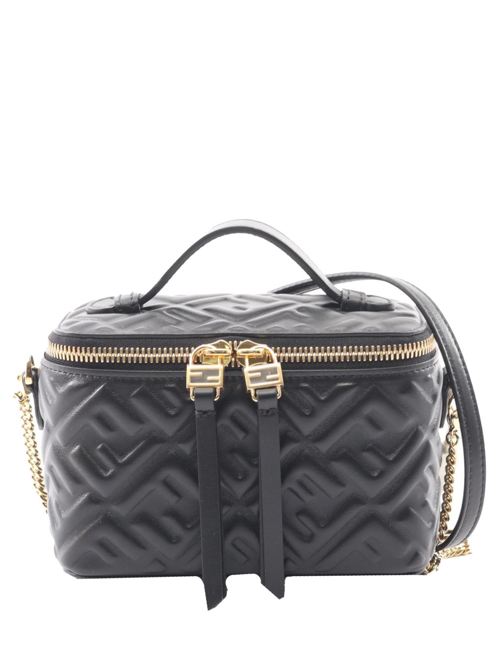 2010-2025 Leather FF Vanity Bag satchel