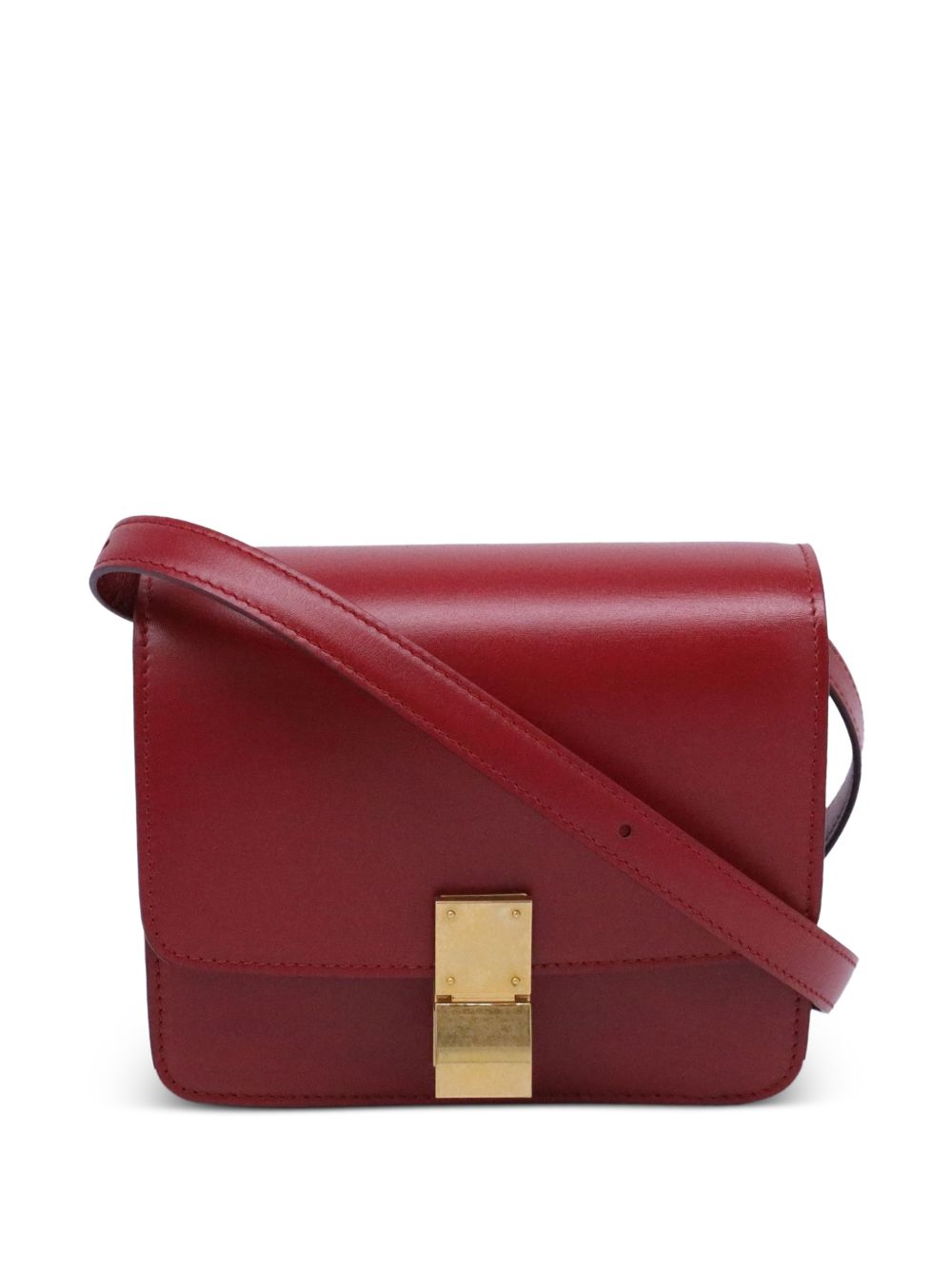 small Classic Box leather shoulder bag