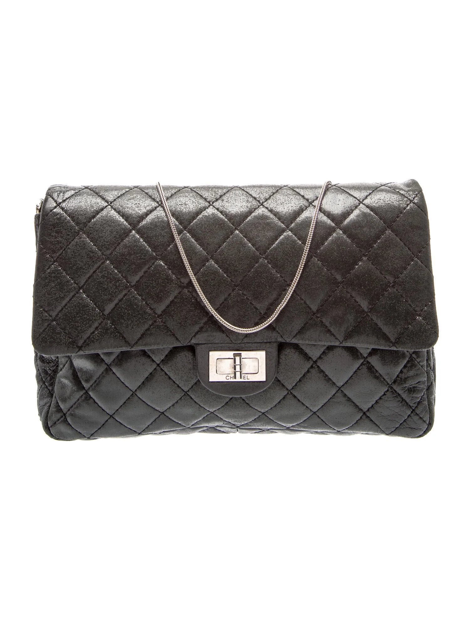 Iridescent Reissue Clutch w/ Chain