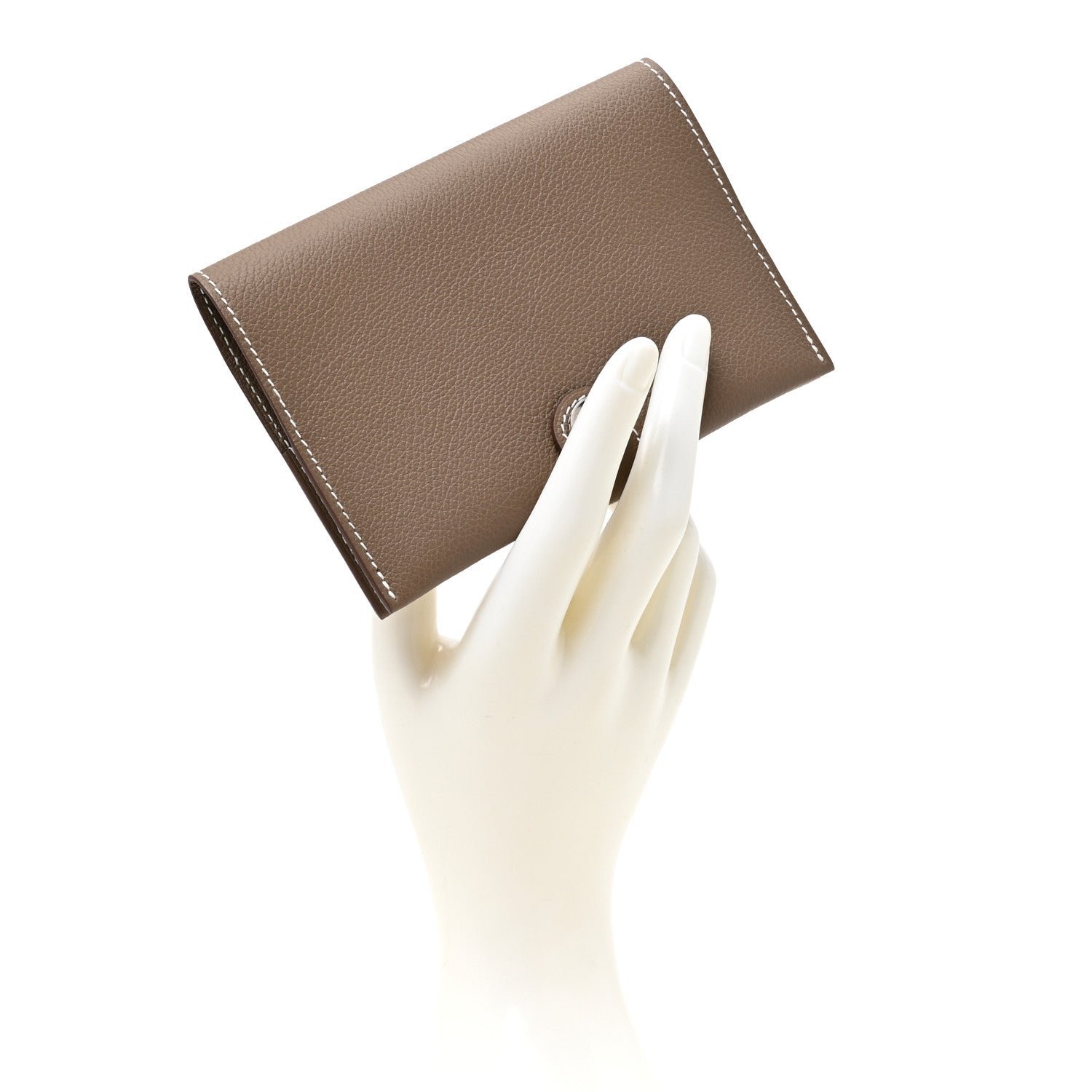 Hermes Evercolor R.M.S Passport Holder Etoupe
