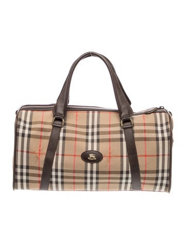 Haymarket Check Top Handle Bag