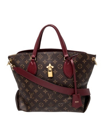 Monogram Flower Zipped Tote MM