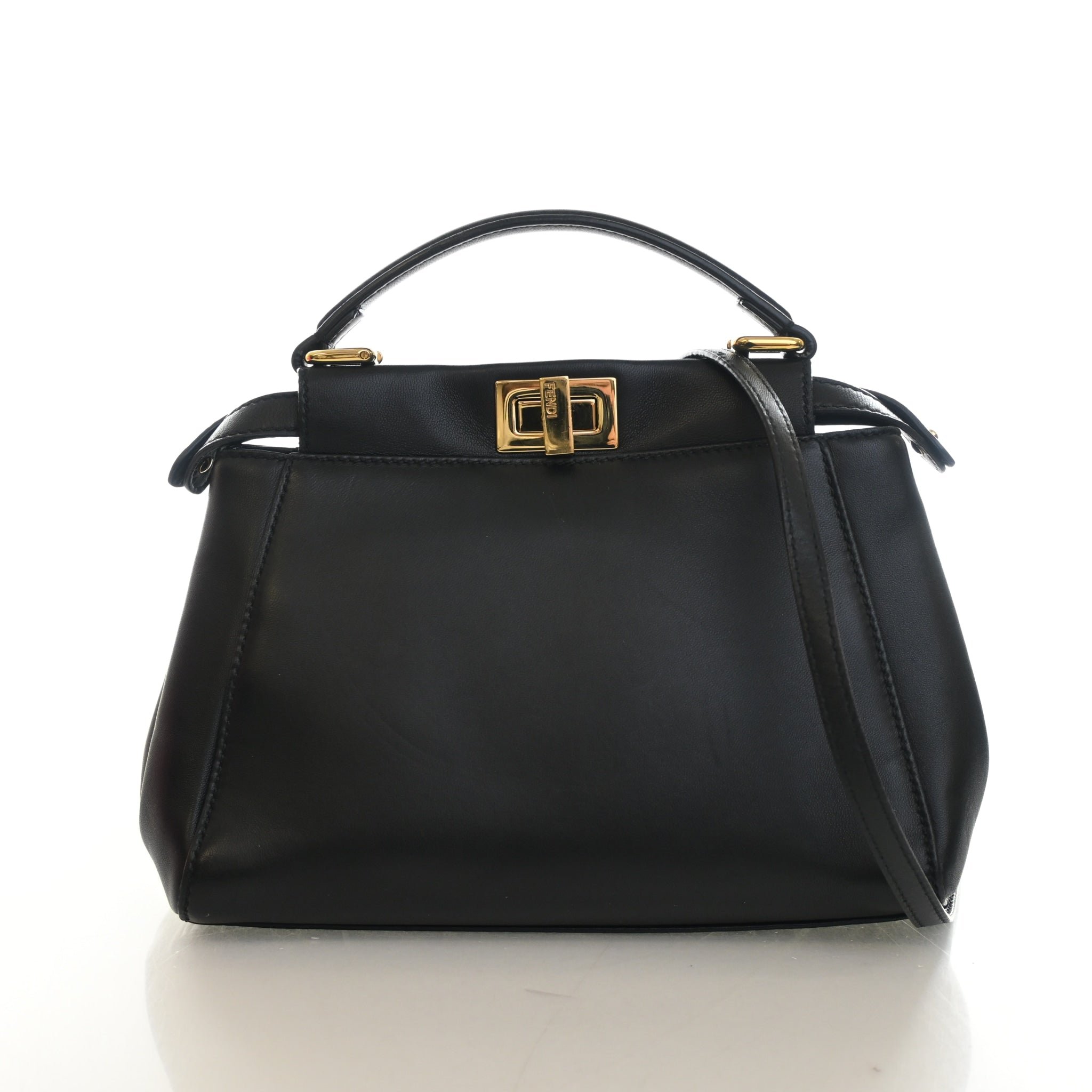 Fendi Fendi Mini Lambskin Peekaboo