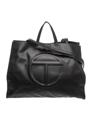 Vegan Leather Cyan Shopping Large