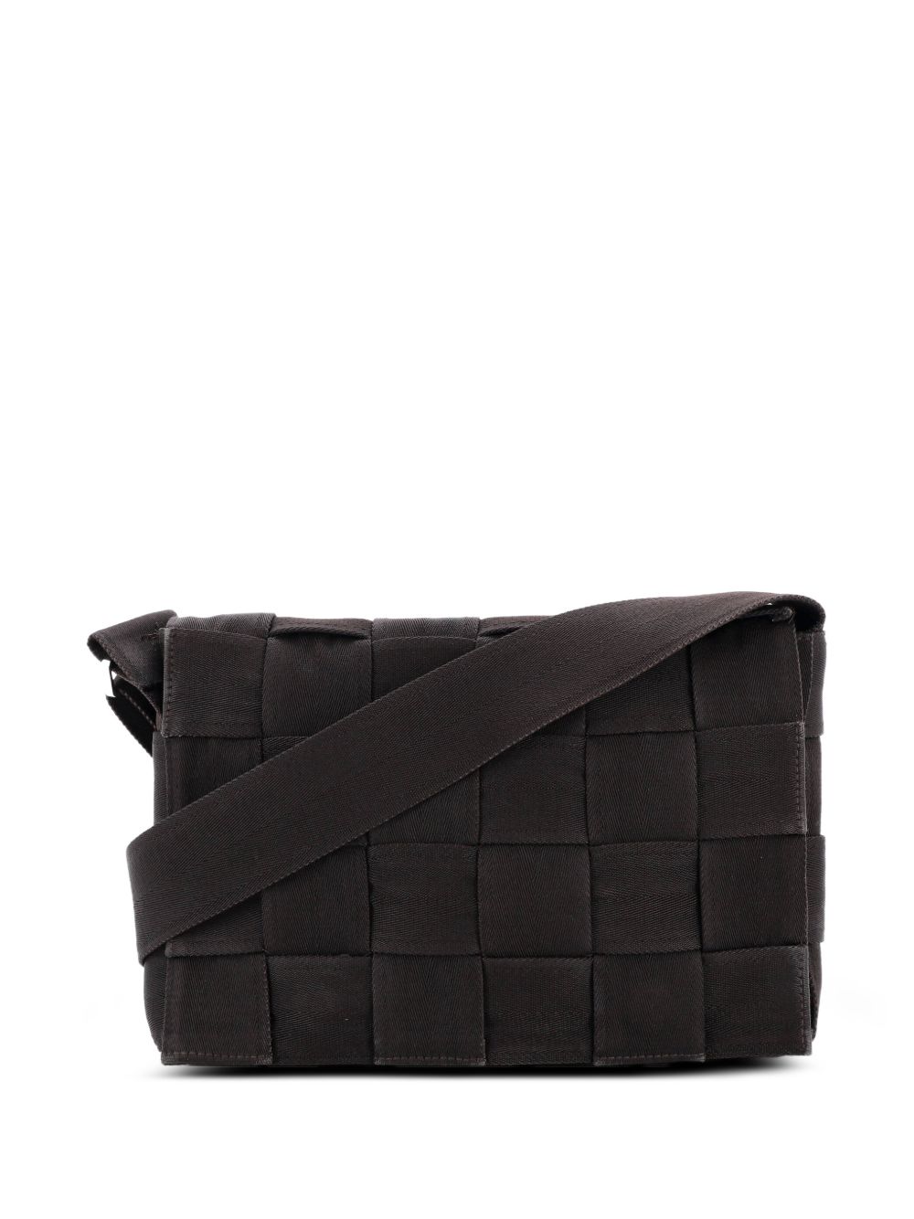 Bottega Veneta Cassette Crossbody Bag Maxi Intrecciato Webbed Canvas Large shoulder bag