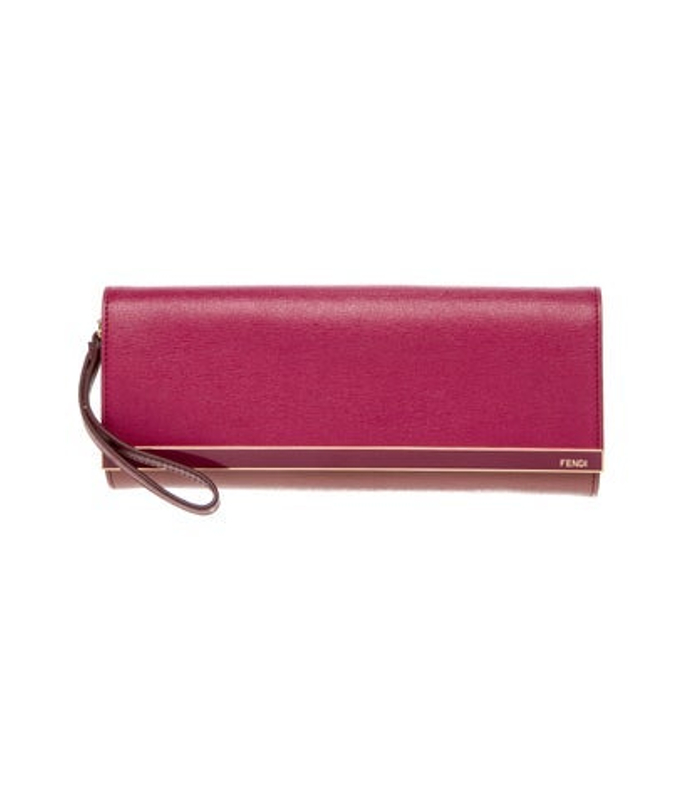 Fendi Leather Clutch