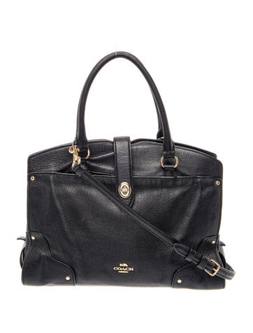 Leather Top Handle Bag