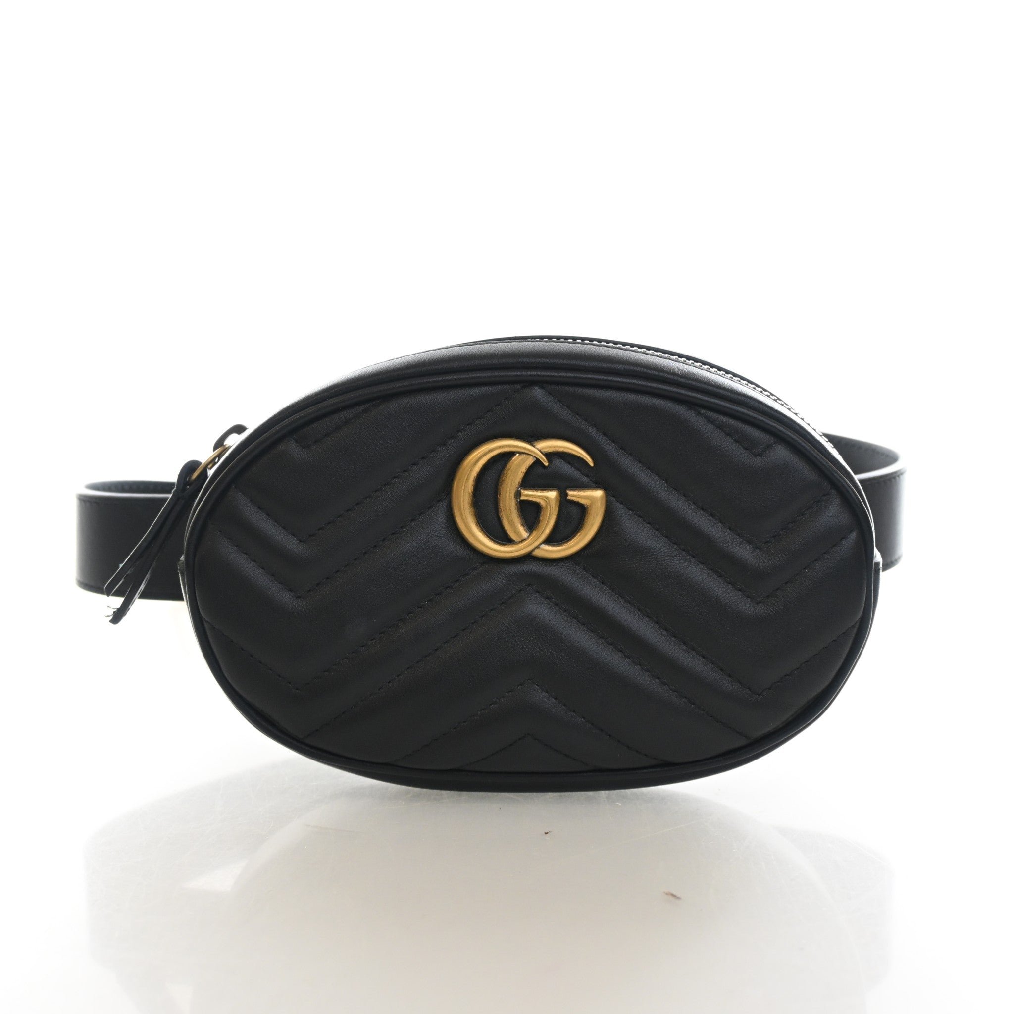 Gucci Calfskin Marmont Belt Bag