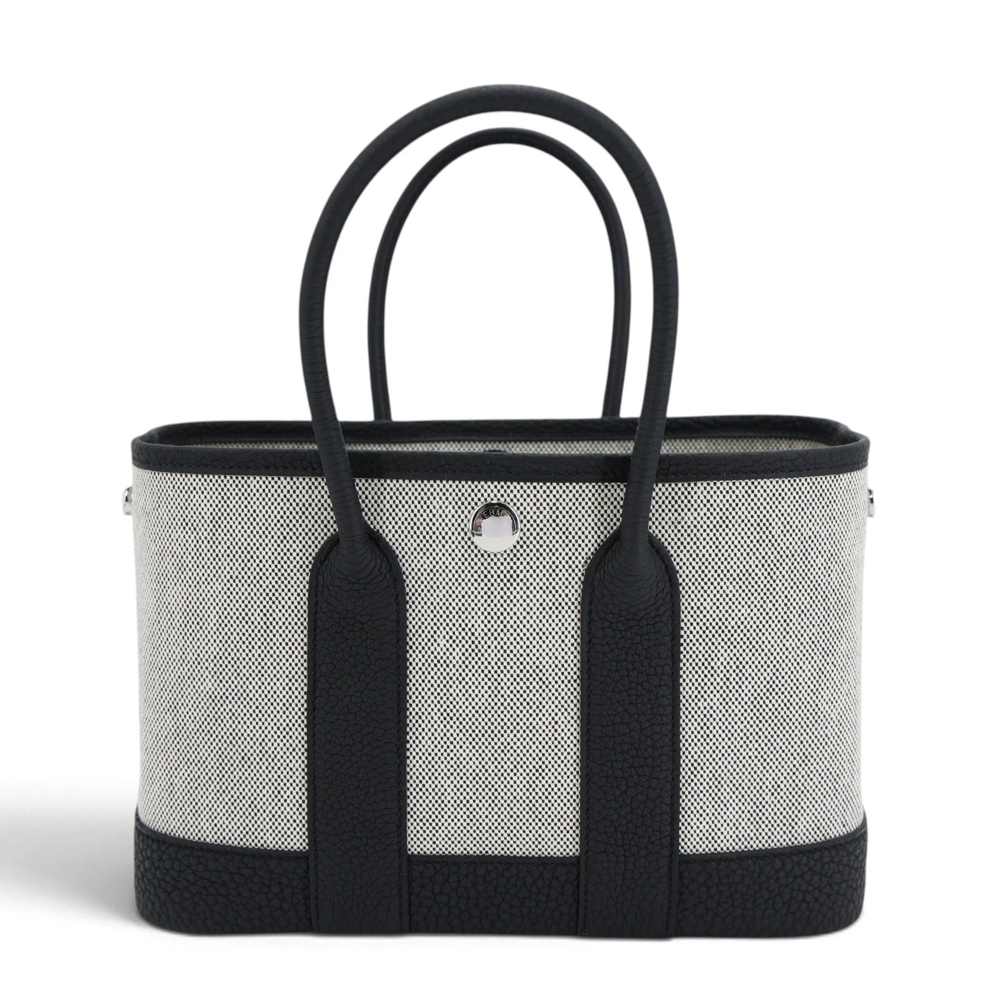 Brand New ( Rank N ) HERMÈS Neo Garden Party 23 Black Ecru Negonda Palladium hardware G (2026)