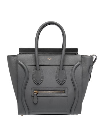 Celine Leather Luggage Mini