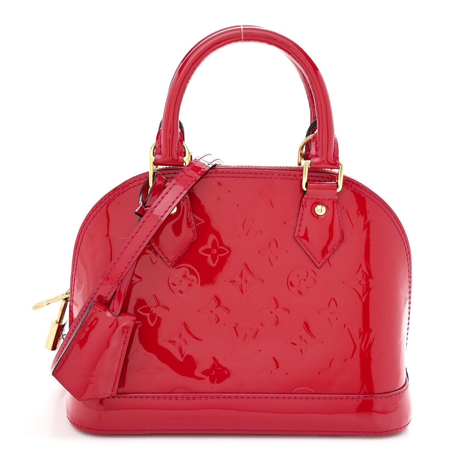 Louis Vuitton Vernis Alma BB Rose Indien