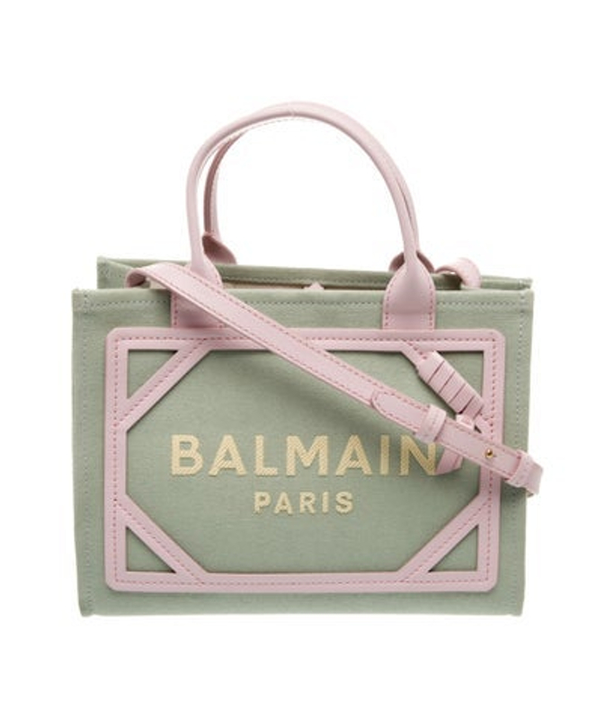 Balmain Canvas Shoulder Bag