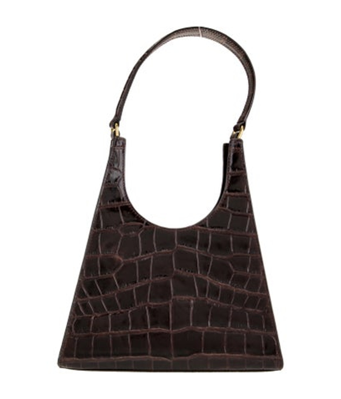 Staud Leather Top Handle Bag