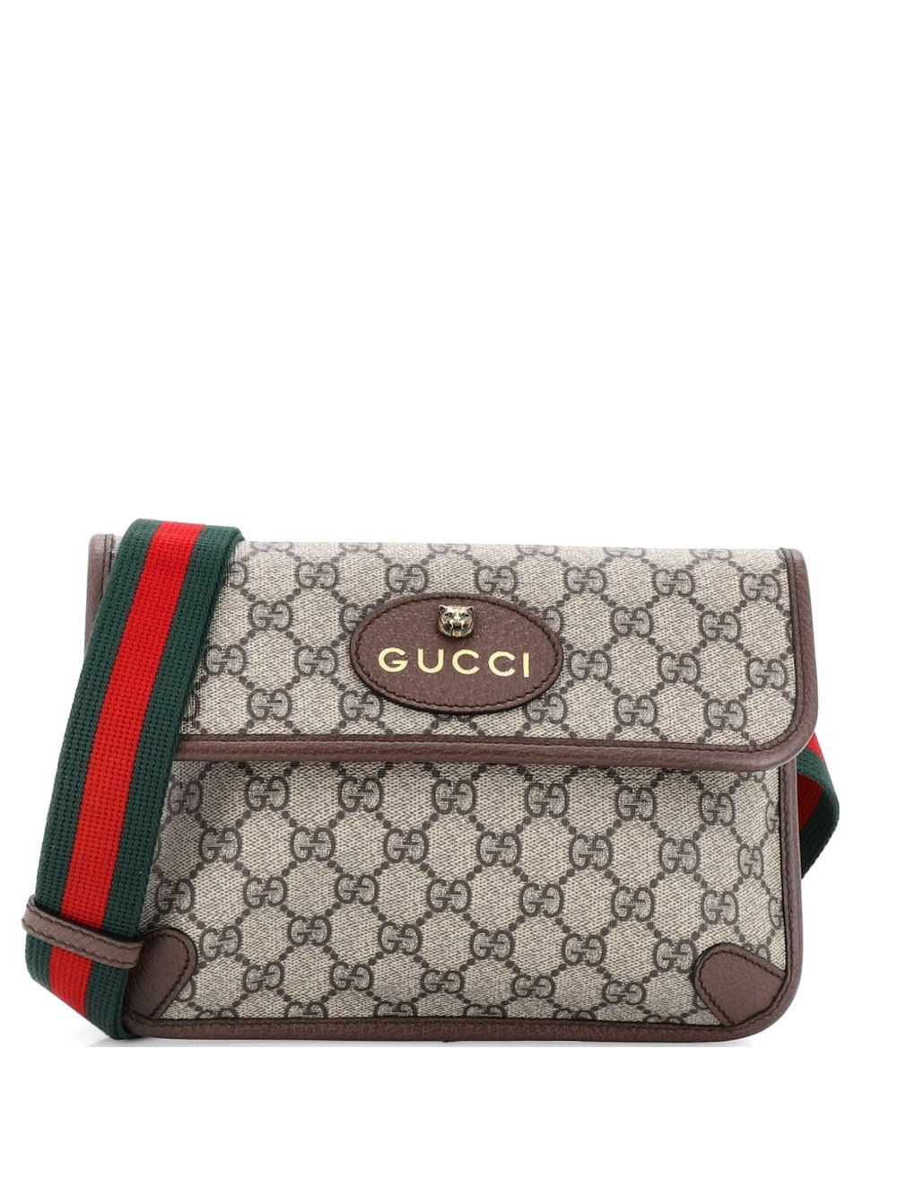 Neo Vintage Flap GG Coated Canvas belt bag