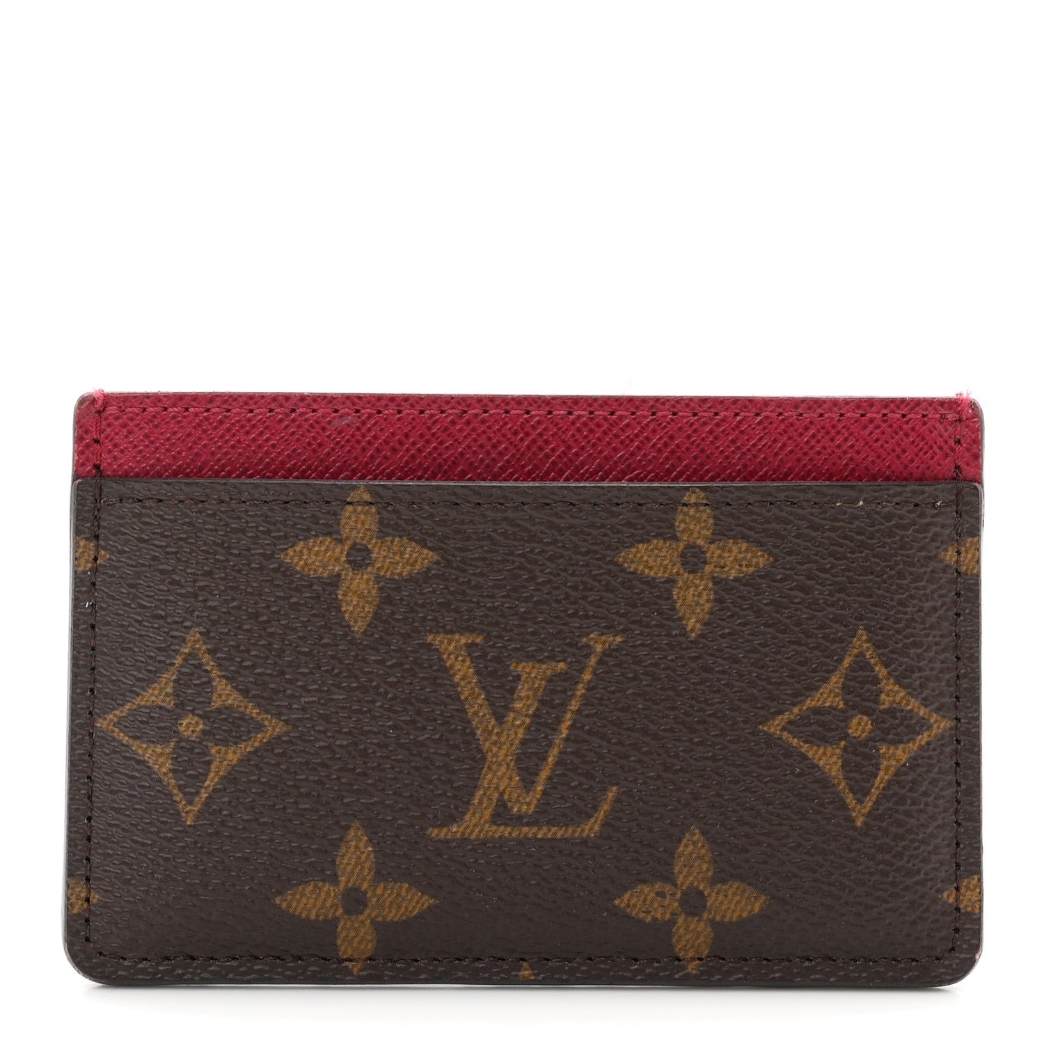 Louis Vuitton Monogram Card Holder Fuchsia Fuchsia