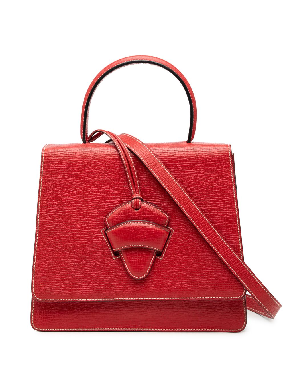 2010-2026 Textured Leather Barcelona Top Handle Bag satchel