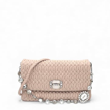 Coated Canvas Shoulder Bag