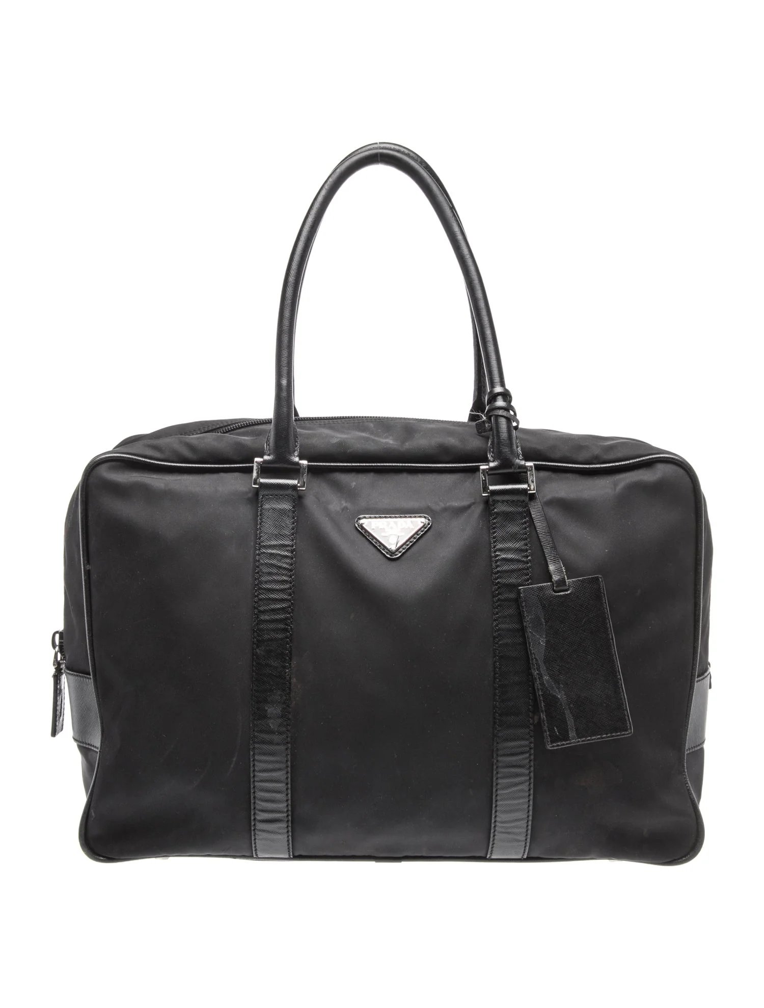 Saffiano Leather Weekender Bag