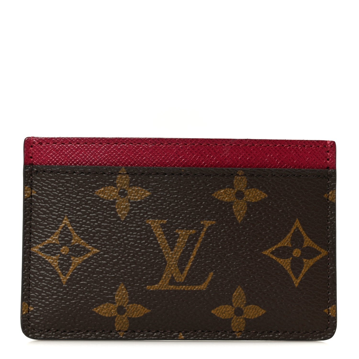 Louis Vuitton Monogram Card Holder Fuchsia