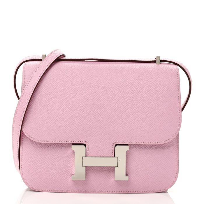 Hermès Constance 18 in Mauve Sylvestre leather
