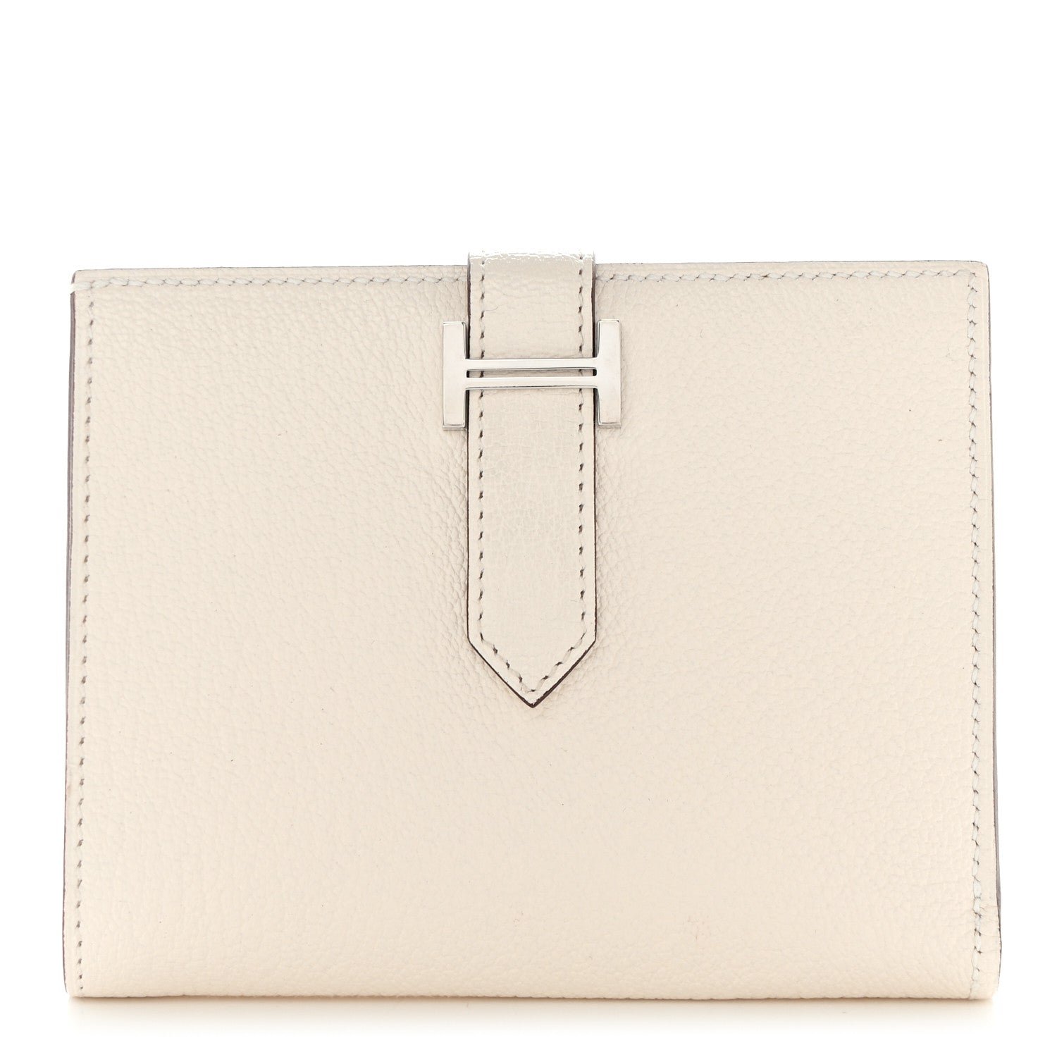 Hermes Chevre Mysore Bearn Compact Wallet Nata