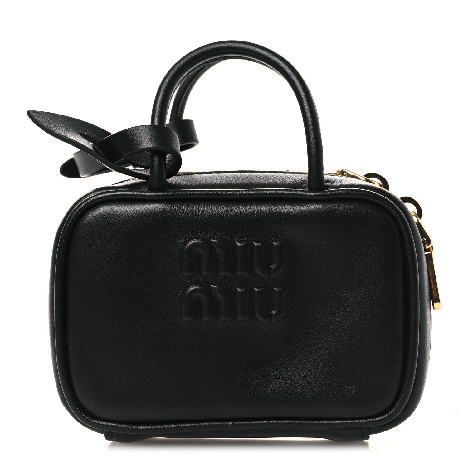 Miu Miu Nappa Micro Bag Black
