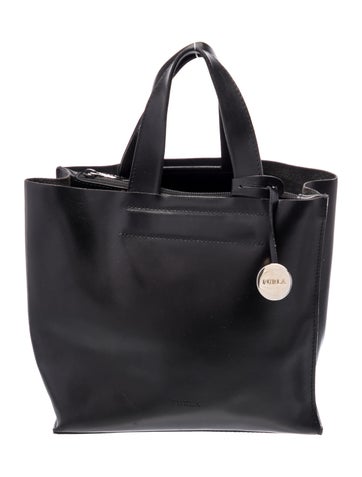 Leather Top Handle Bag