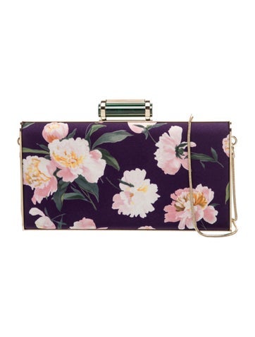 Carolina Herrera Satin Minaudière Small