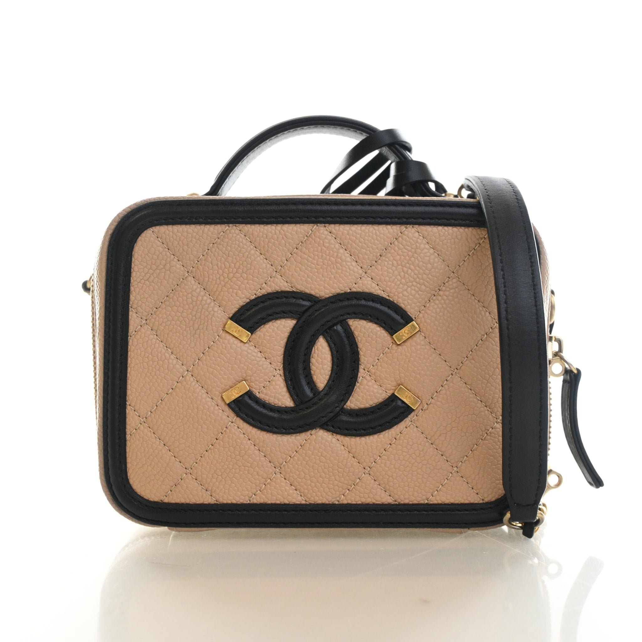 Chanel Small Caviar Filigree Vanity