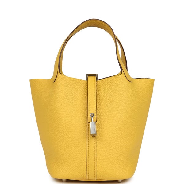Hermes Hermes Picotin Lock 18 Sun Clemence Palladium Hardware