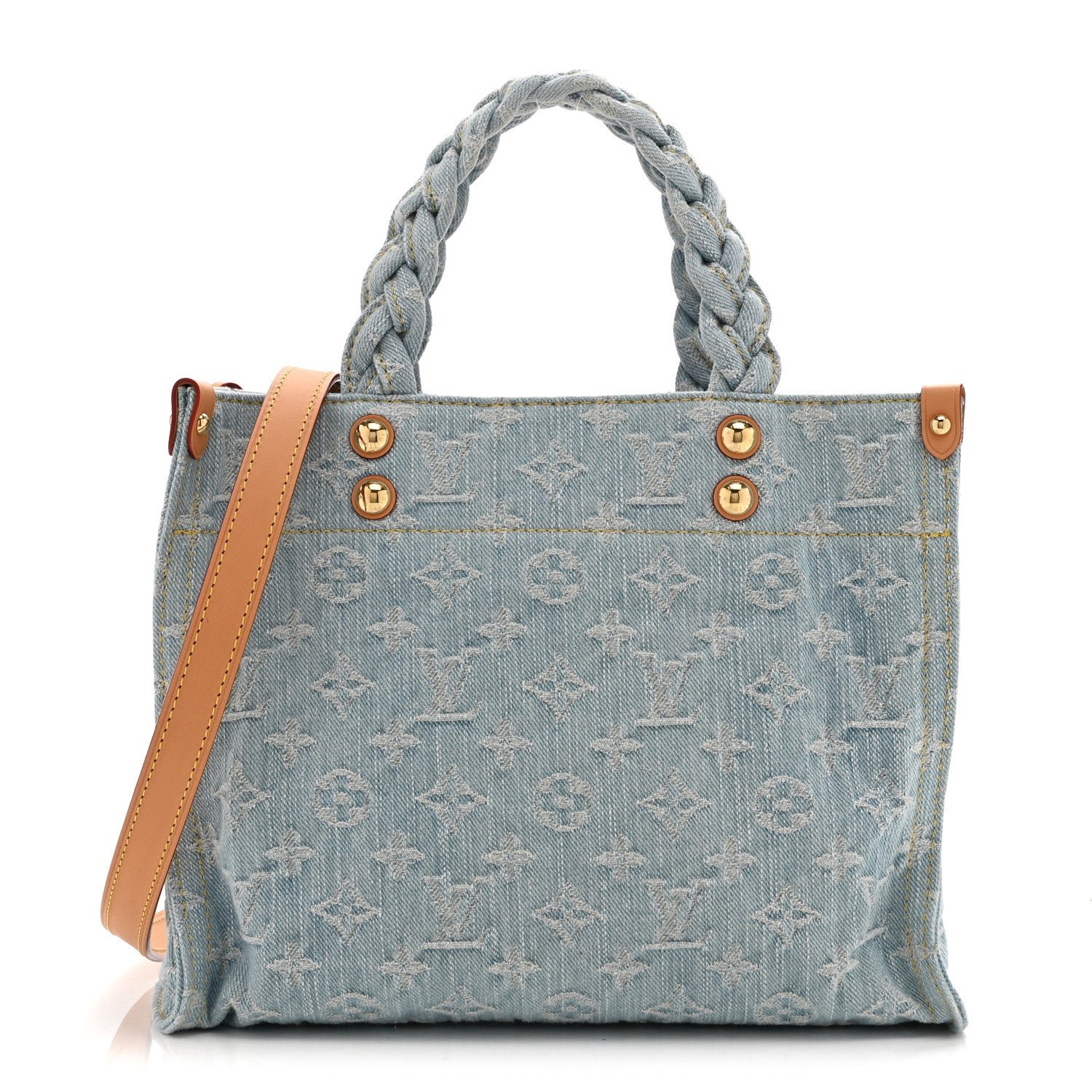 Louis Vuitton Monogram Washed Denim Let Go PM Sky Blue