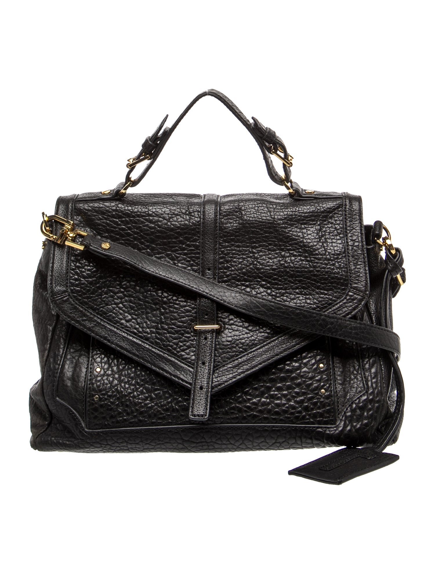 Leather Top Handle Bag