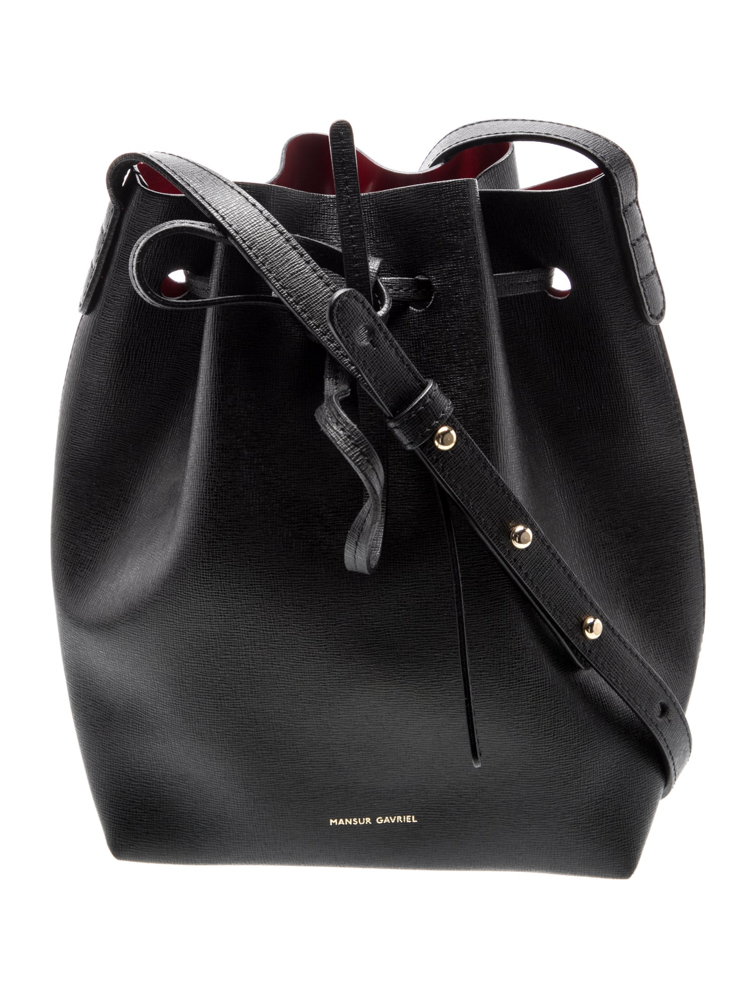 Mansur Gavriel Leather Bucket Bag