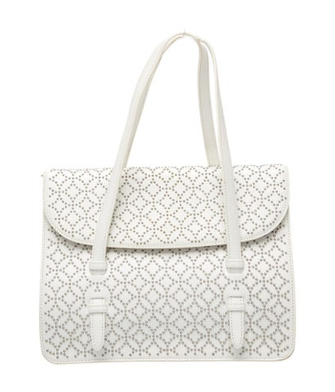 Alaia Leather Top Handle Bag