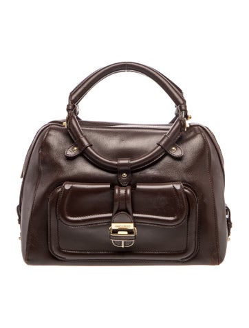 Leather Top Handle Bag