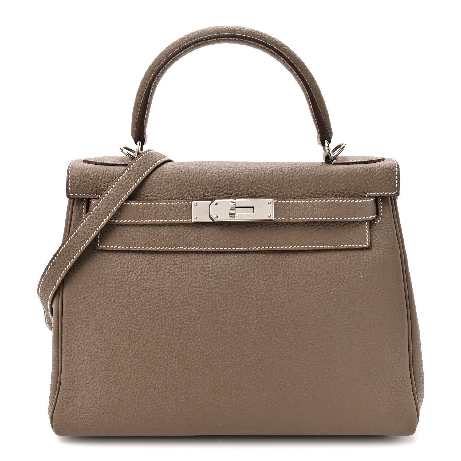 Hermes Togo Kelly Retourne 28 Etoupe