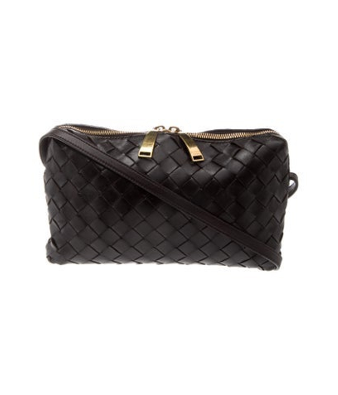 Bottega Veneta Veneta Intrecciato Messenger Bag Small