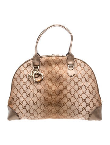 GG Canvas Top Handle Bag