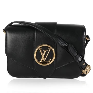 Louis Vuitton Mahina Leather LV Pont 9 Small